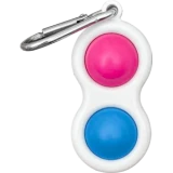 TCR-20133 Fidget Popper Keychain Bl/Pink