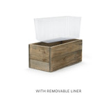 UNL *  6" Hi 6"x6" Square Planter