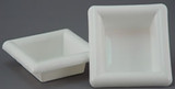 DL * 7" Sq Arranger Vase White