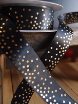 HV *  Satin Ribbon 5/10 Black