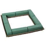 OAS * 18" Square Wreath w/Mache Foam