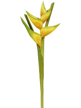 AS *  34" Heliconia Spray Yellow