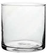 SYN * 4" Cylinder Vase Clear