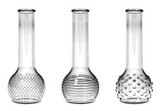 SYN * 8 1/2" Dot/Dash Bud Vase