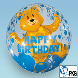Happy Birthday Bear 24" Bubble Balloon TK-201