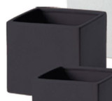 UNL *  Square 6" Hi Satin Black