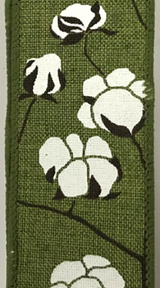 JAS *  Cotton Flowers Linen 9/10 Moss