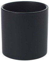 AD * Cercle Pot 4.25"x4.25" M Blk