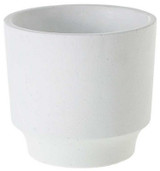 AD * Glendale Pot 6"x5" White