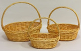 JBI * Oval Basket Honey 15" Large