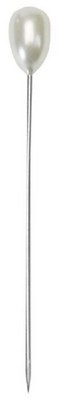 MAC *  2" Pear Pin Pearl White