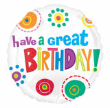 MAY * Birthday 18" Mylar Balloon