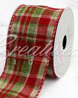 CID *  DW Plaid 40/10 Red Moss Green