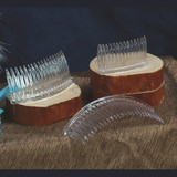 NAT * Side Comb 18 teeth Clear