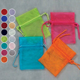 NAT * Organza Bag 3"x4" Purple