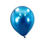 NAT * 12" Chrome Balloon Blue