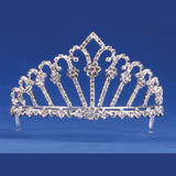 NAT * Tiara Crown 2.75" Hi Crystal