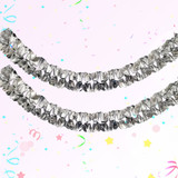 NAT * Garland 12ft 6.25" Dia Silver