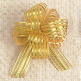 NAT * Sheer Pull Bow 1.25" Gold