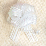 NAT * Sheer Pull Bow 1.25" White