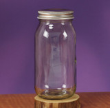 NAT * 7" Mason Jar w/Lid