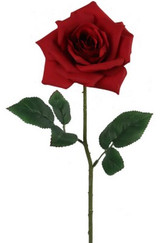 NIC *  5" Dia 20" Open Rose Red