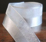 HV *  Half Sheer/Satin 7/8x50 White