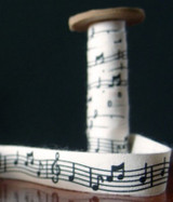 HV *  Ribbon 5/8"x10y Musical Notes