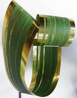 HV *  Leaf Rib 4"x50y Gold/Green