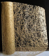 HV *  Sisal Web 14"x10yd Met Gold