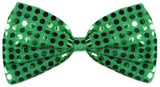 BEI *  Green Sequin Bow Tie