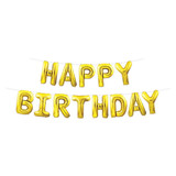BEI *  Happy Birthday Streamer Gold