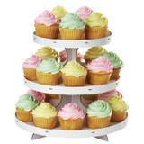 WIL *  Cupcake Stand 3 tier White