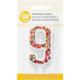 WIL *  Candle Numeral 9