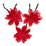 KA * 35Lt Red Poinsettia Flower Set