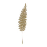 NIC *  25" Leather Leaf Glit Gold