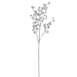 NIC *  26" Glitter Ball Spray Silver