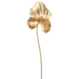 AS *  34.2" Met Anthurium Spray Gold