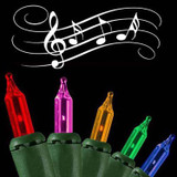 HOF * 100 Musical Christmas Lights 