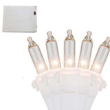 HOF * Battery Set 10Lt Clear White Cord