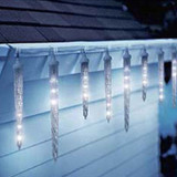 HOF * 10 Drop Clear Dripping Icicle Lt