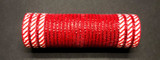JAS *  Mesh 10"x10yd Red/White