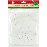 UMG * Glitter Snow Blanket 20"x40"