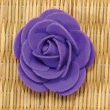 NAT * 1.75" Foam Flower Purple