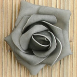 NAT * 2.5" Foam Flower Silver