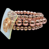 FD *  Bead Bracelet - Rose Gold