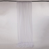NAT * 58"W x 12ft H Curtain White