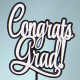 NAT * Pick Congrats Grad Wt/Bk
