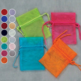 NAT * Organza Bag 3"x4" Blue