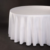 NAT * 120" Round Tablecover White